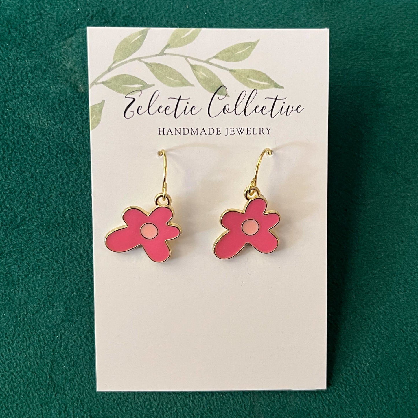 baby flower earrings