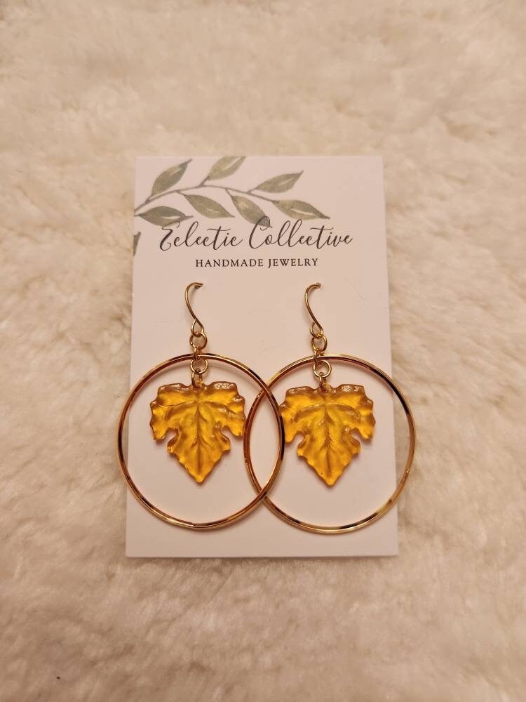Harvest leaf hoops