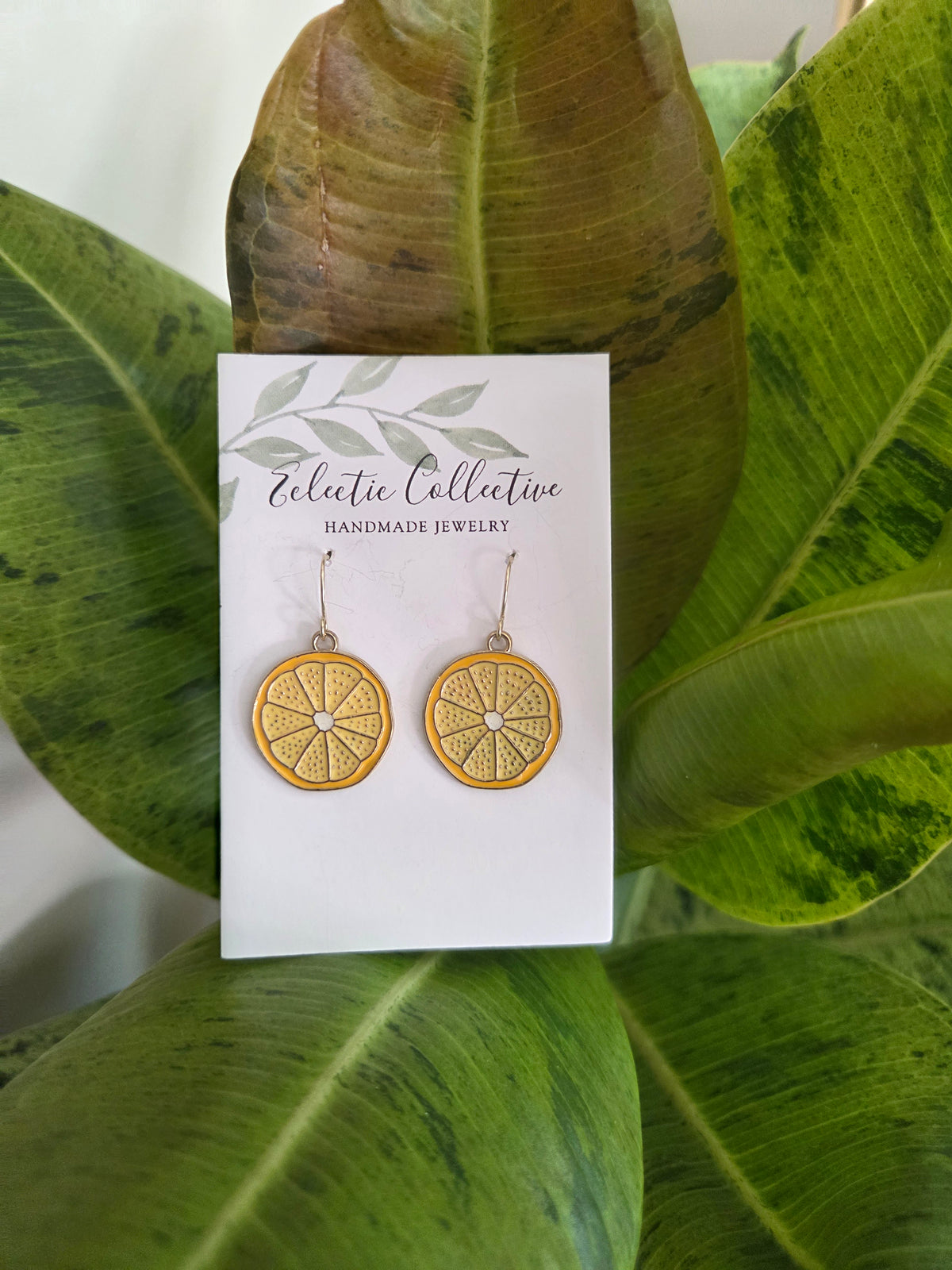 Lemon Slice Earrings