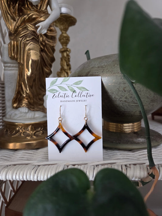 Diamond Tortoise Earrings