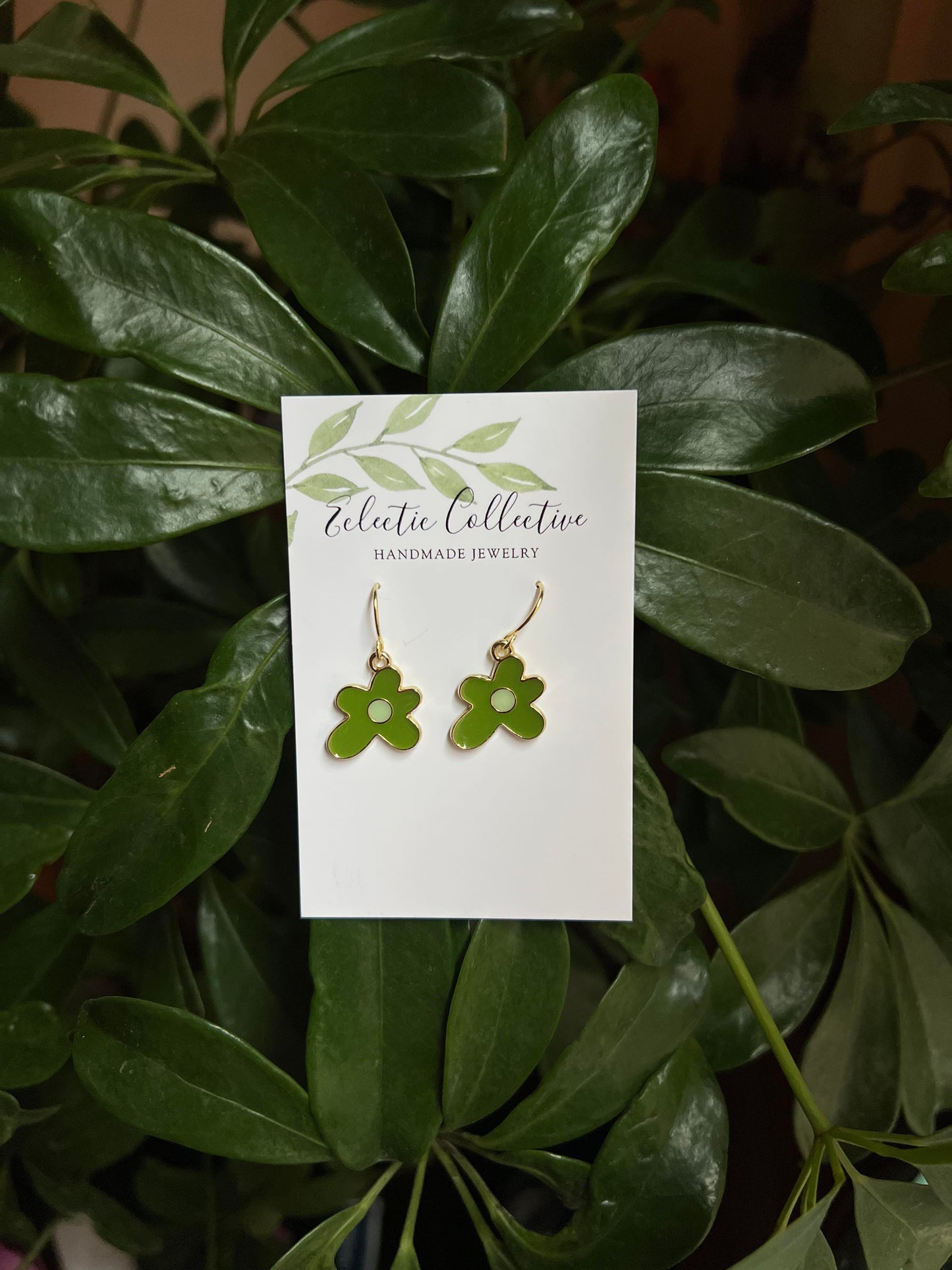baby flower earrings