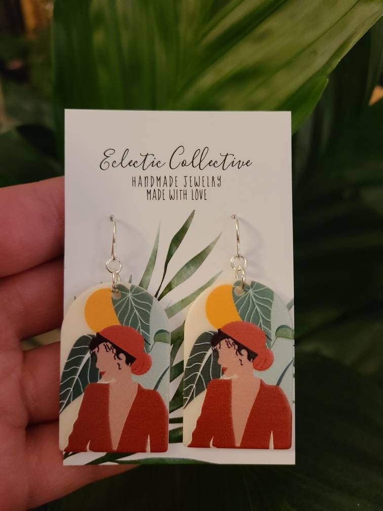 plant lady earrings