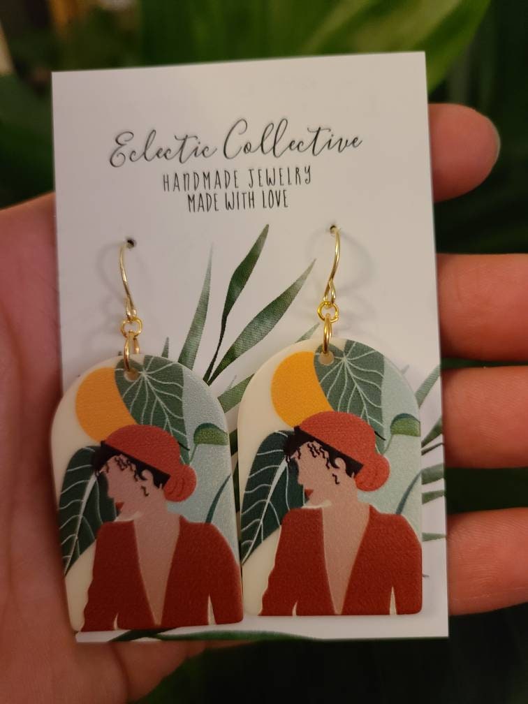 plant lady earrings