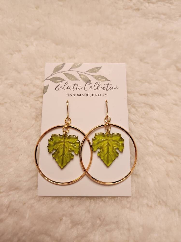 Harvest leaf hoops